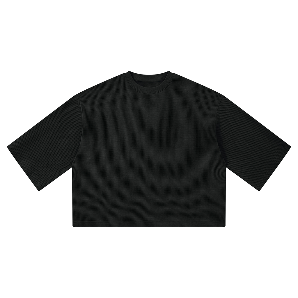 OZZY MIND: Unisex Waffle Boxy T-Shirt