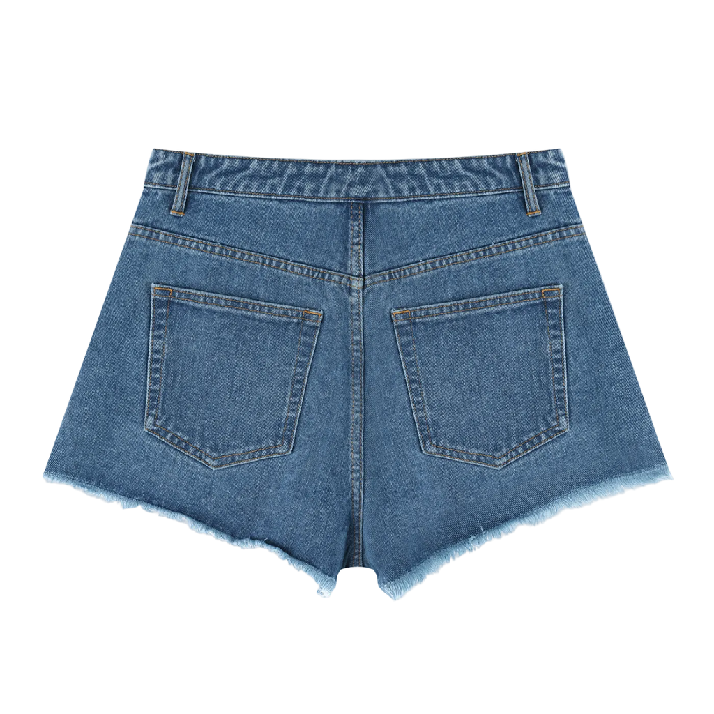 Women’s Vintage Wash High-Rise Denim Jorts