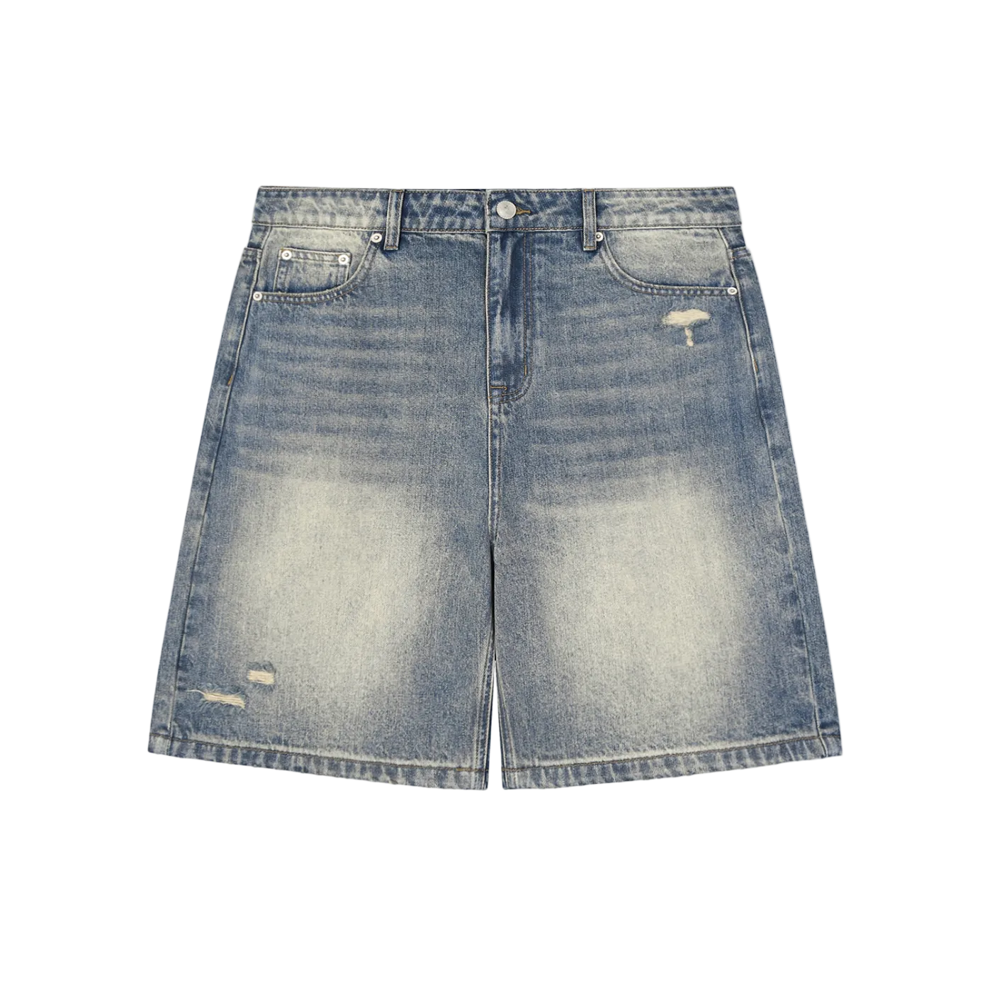 Vintage Fade Baggy Denim Shorts