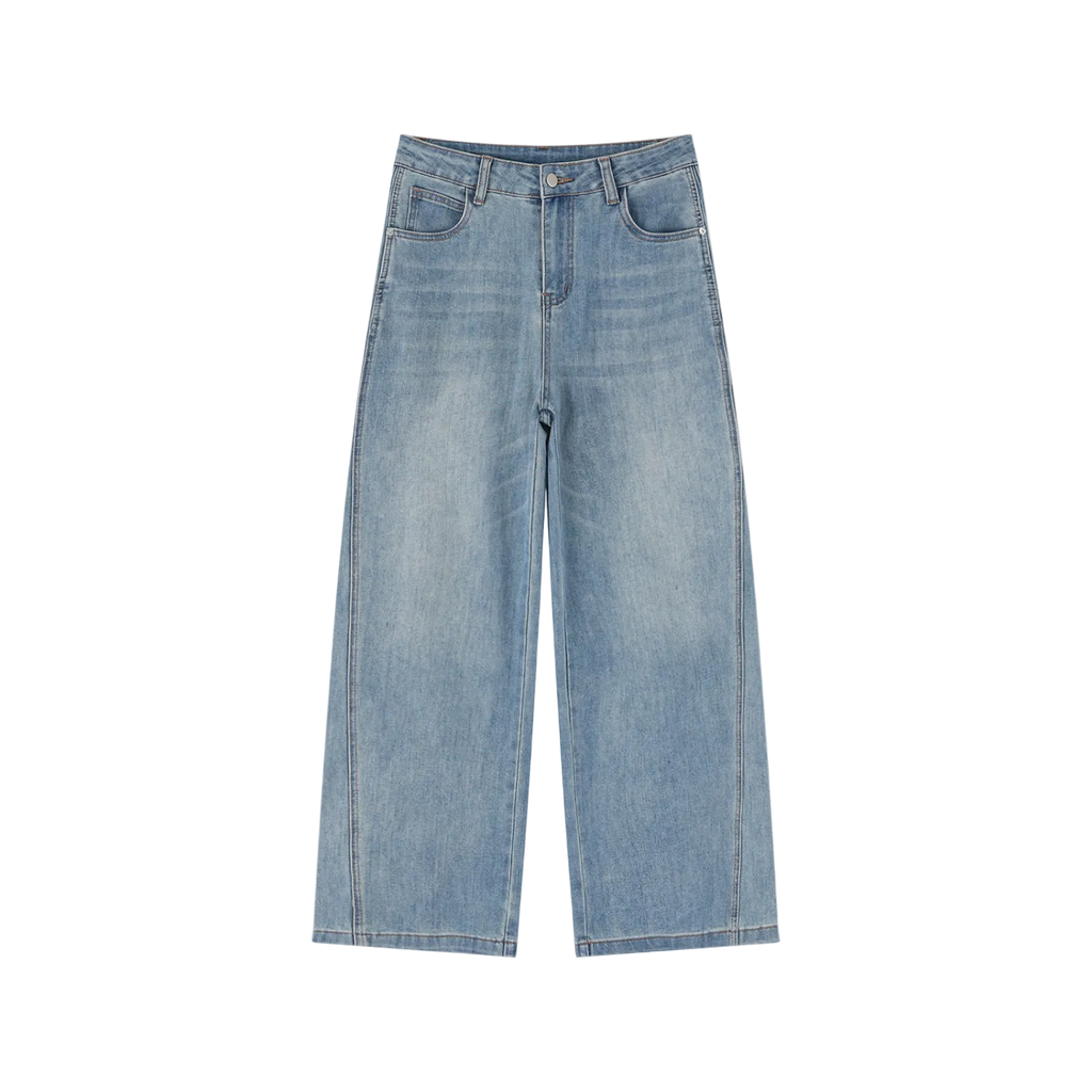 Women’s Vintage Wash High Rise Wide Leg Jeans