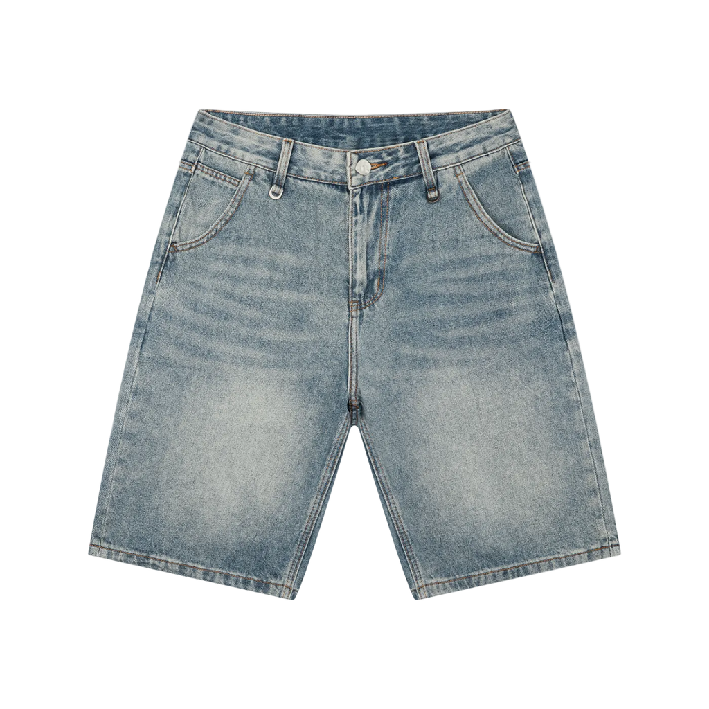 Men's Vintage Wash Baggy Denim Jorts