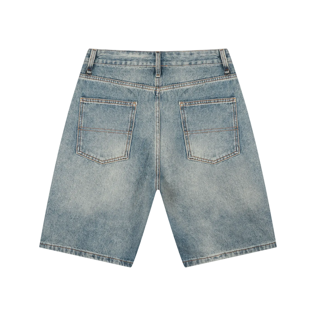 Men's Vintage Wash Baggy Denim Jorts