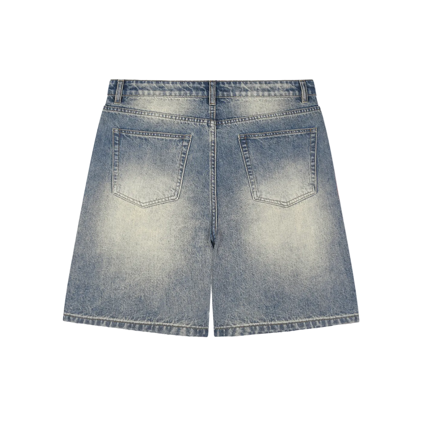 Vintage Fade Baggy Denim Shorts