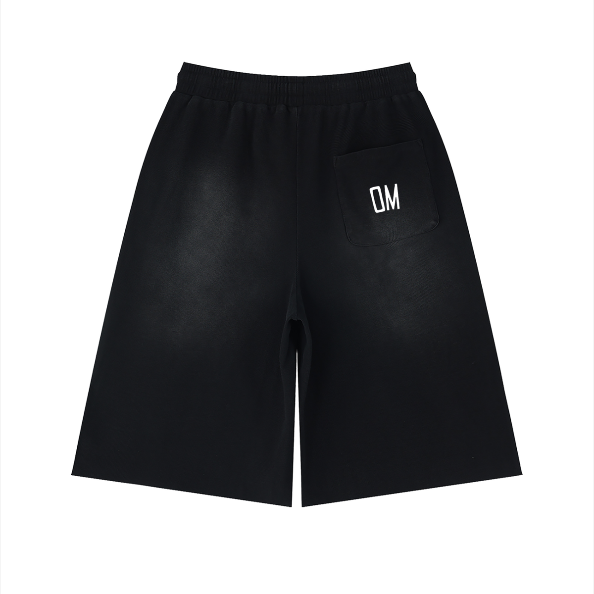 OZZY MIND: Unisex Sunfade Raw Edge Shorts