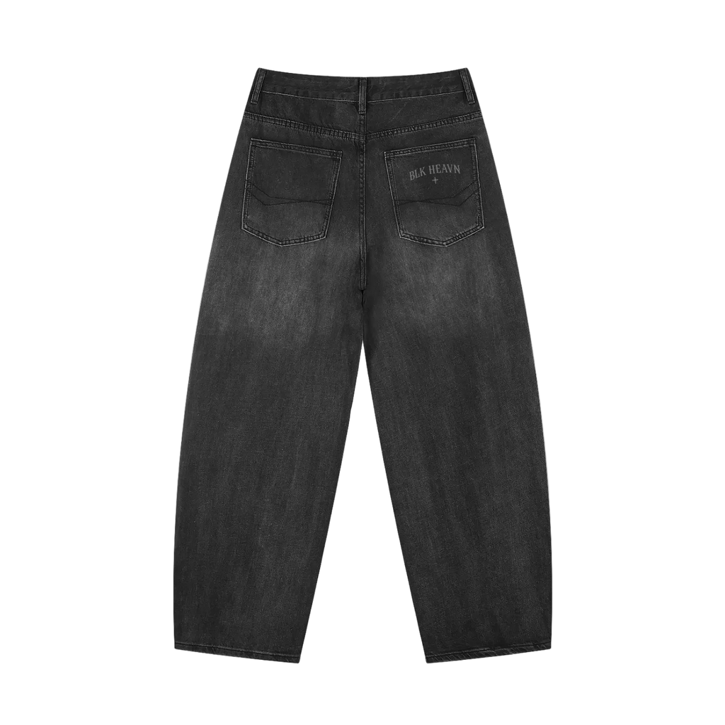 Men's Vintage Sunfade Barrel Leg Jeans