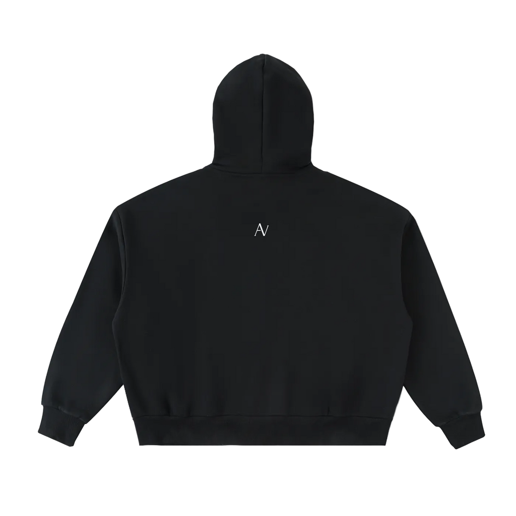 AUVEN Designer Full-Zip Boxy Hoodie