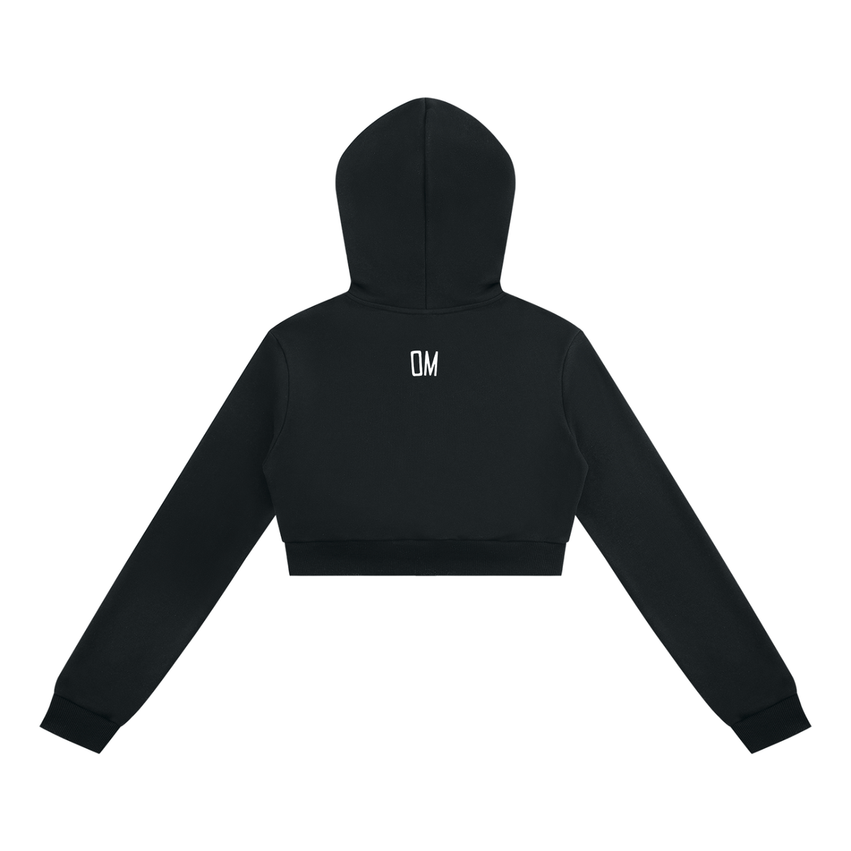 OZZY MIND: Women's Cropped Full Zip Hoodie