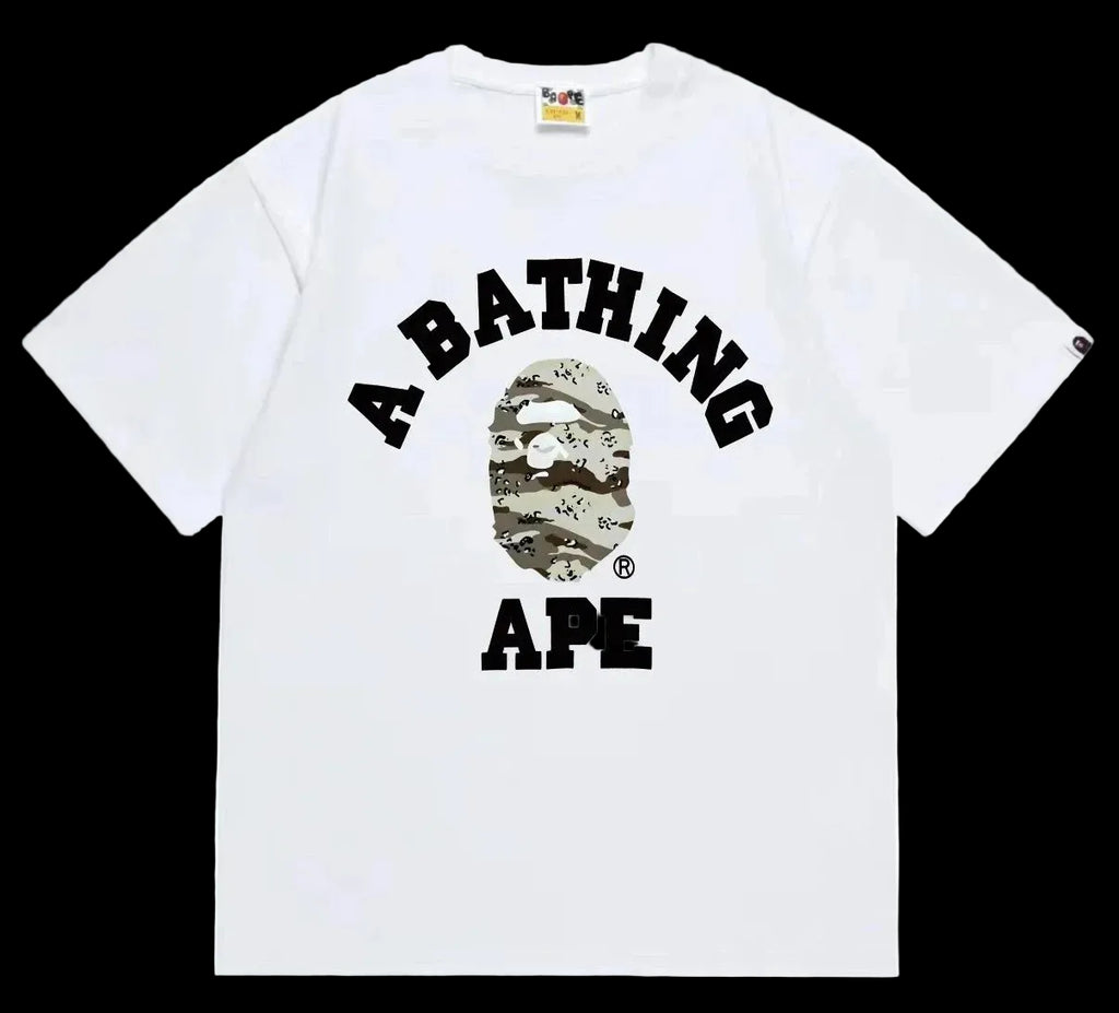 *ape T - Shirt (White tee's with graphics)